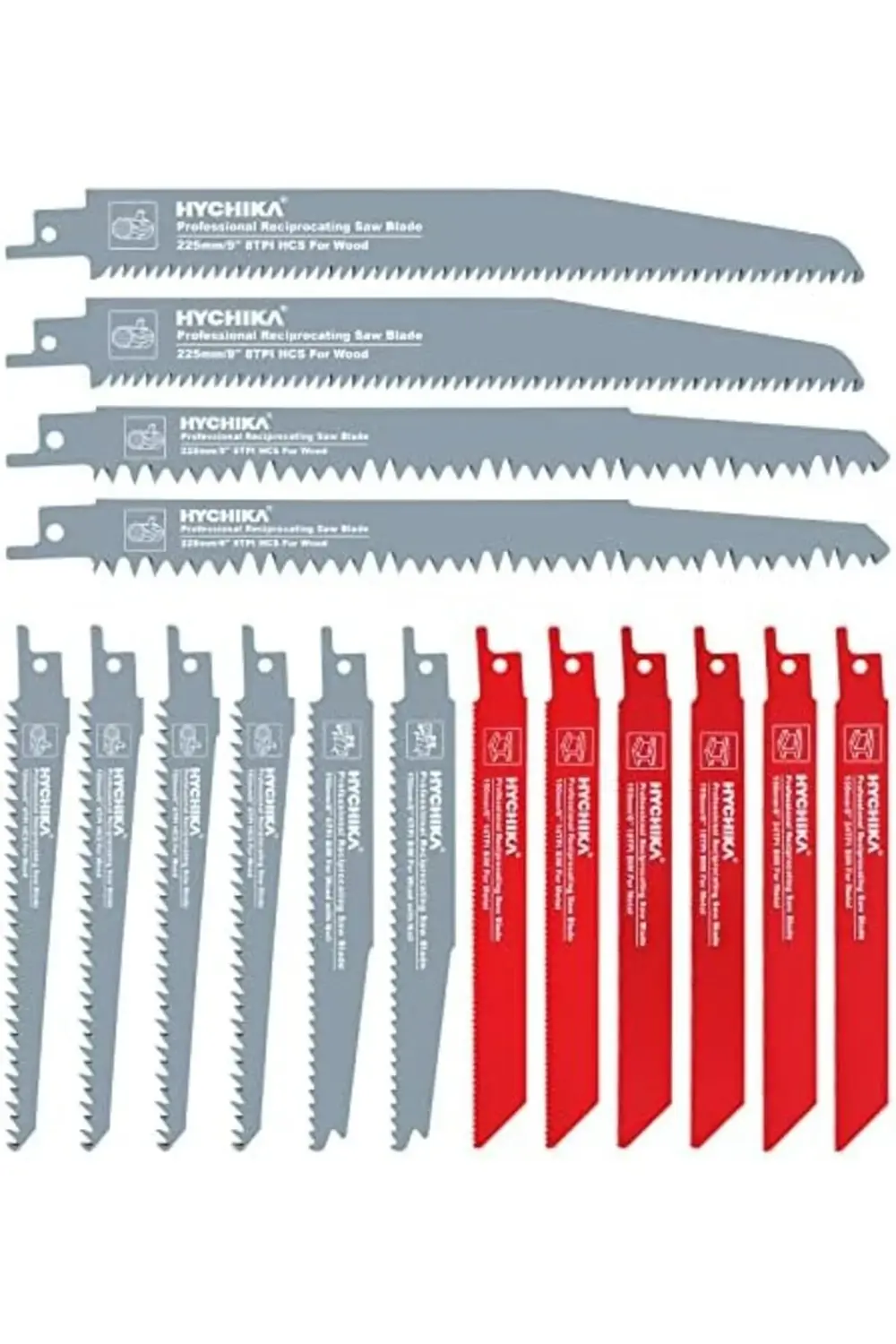 FOR LIFE Saber Testere Bıçakları, 16 ADET Testere Bıçağı Metal, A