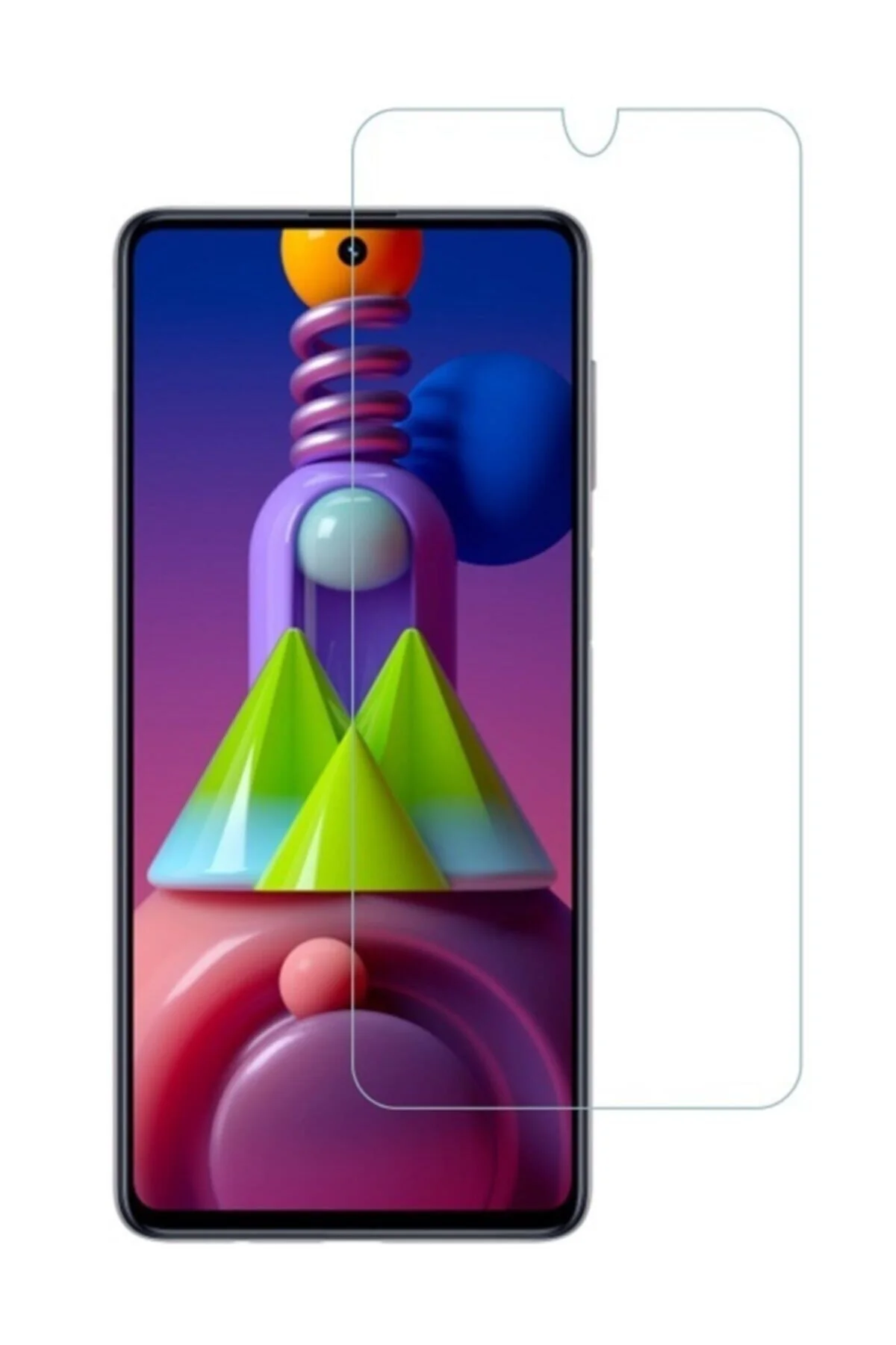 For Samsung Galaxy M51 Ekran Koruyucu Nano Temperli Cam