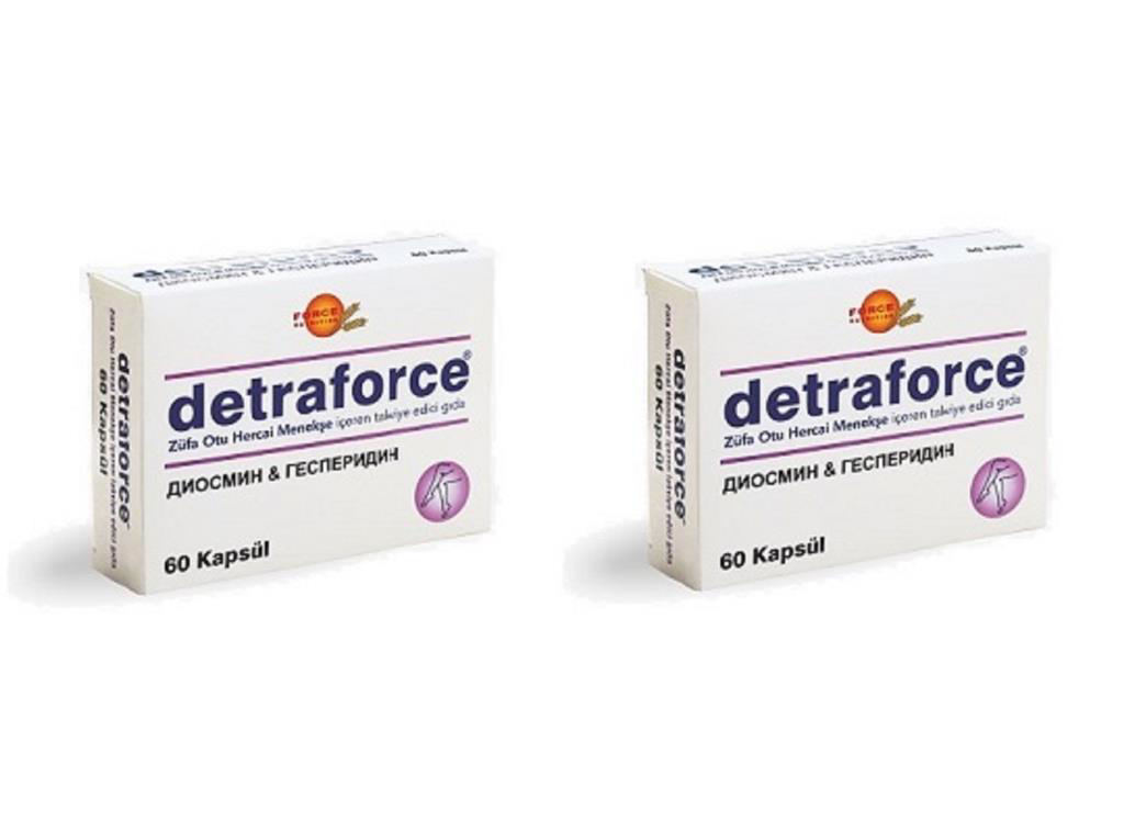 Force Nutrition Detraforce 60 Kapsül | 2 Adet 