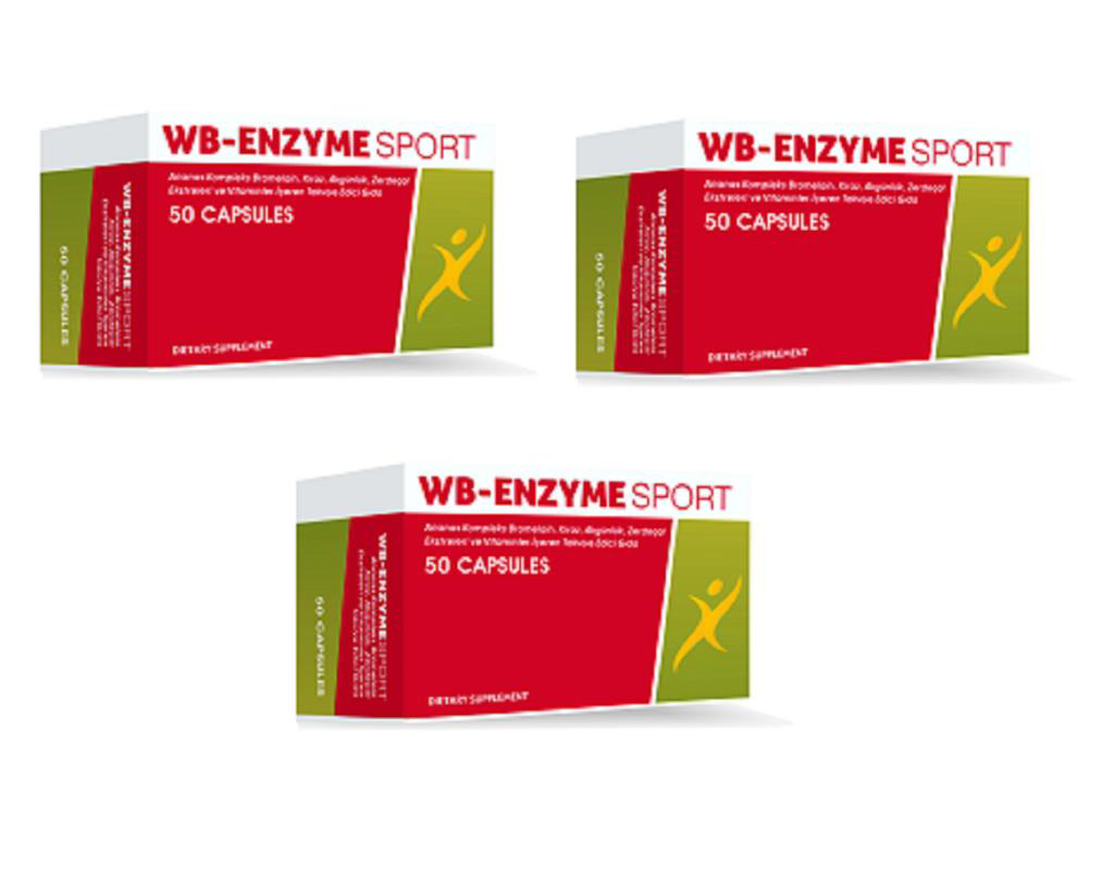 Force Nutrition Wb-Enzim(Ananas) Sport 50 Kapsül | 3 Adet