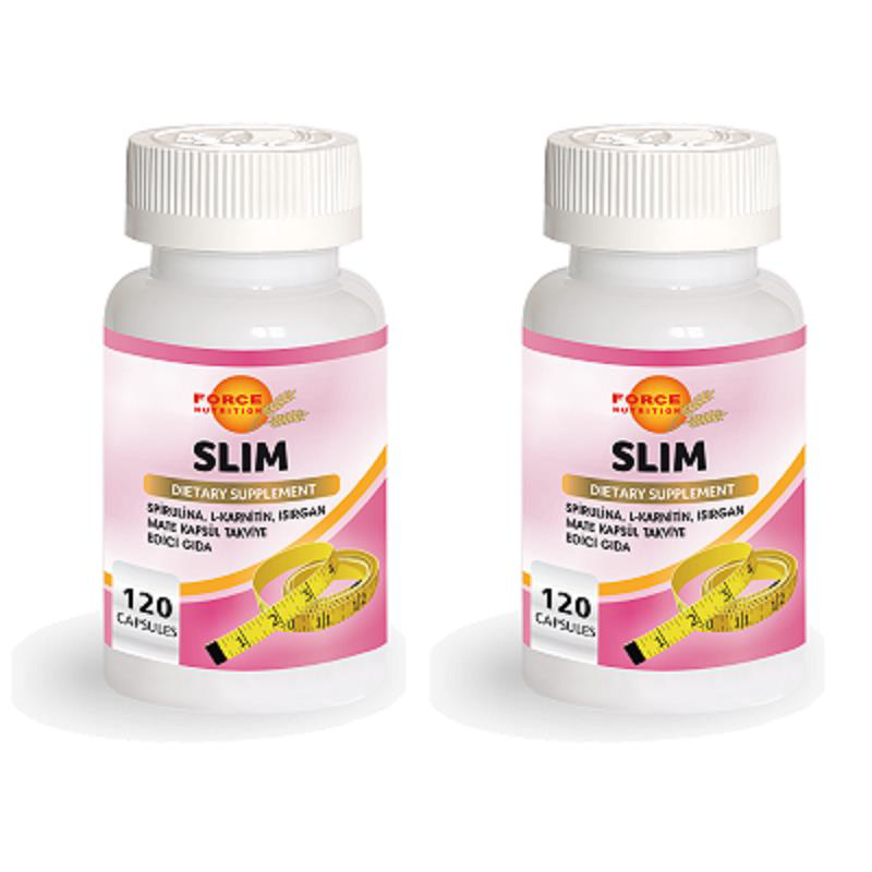Force Nutrition Slim 120 Kapsül 2 Kutu - Slim Kalın