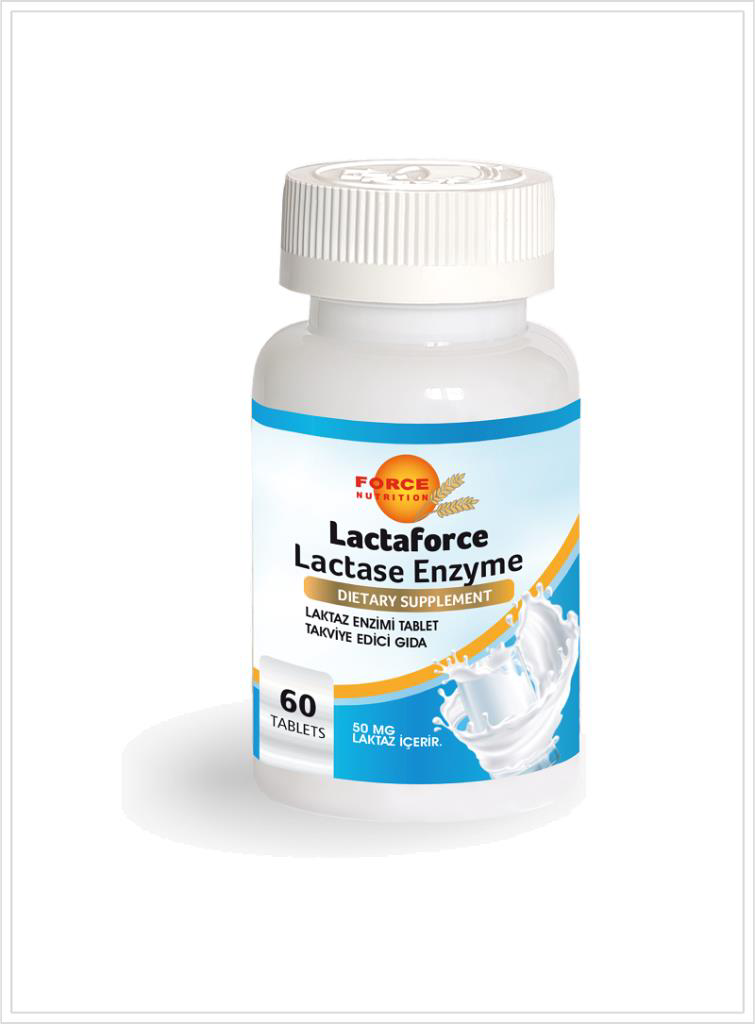 Force Nutrition Lactaforce Lactase Enzyme 50 Mg 60 Tablet