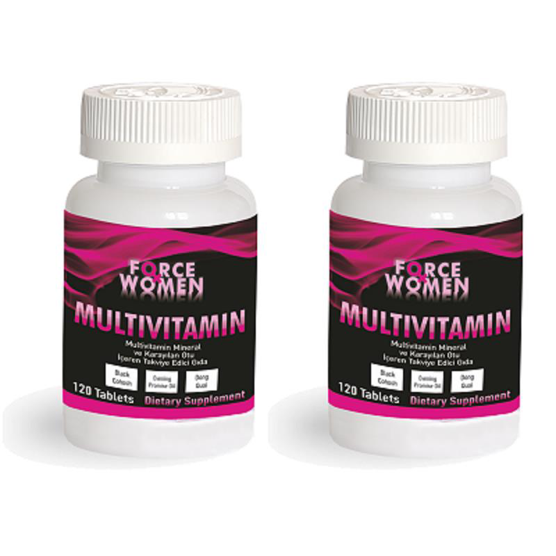 Force Nutrition Multivitamin Women 120 Tablet 2 Kutu