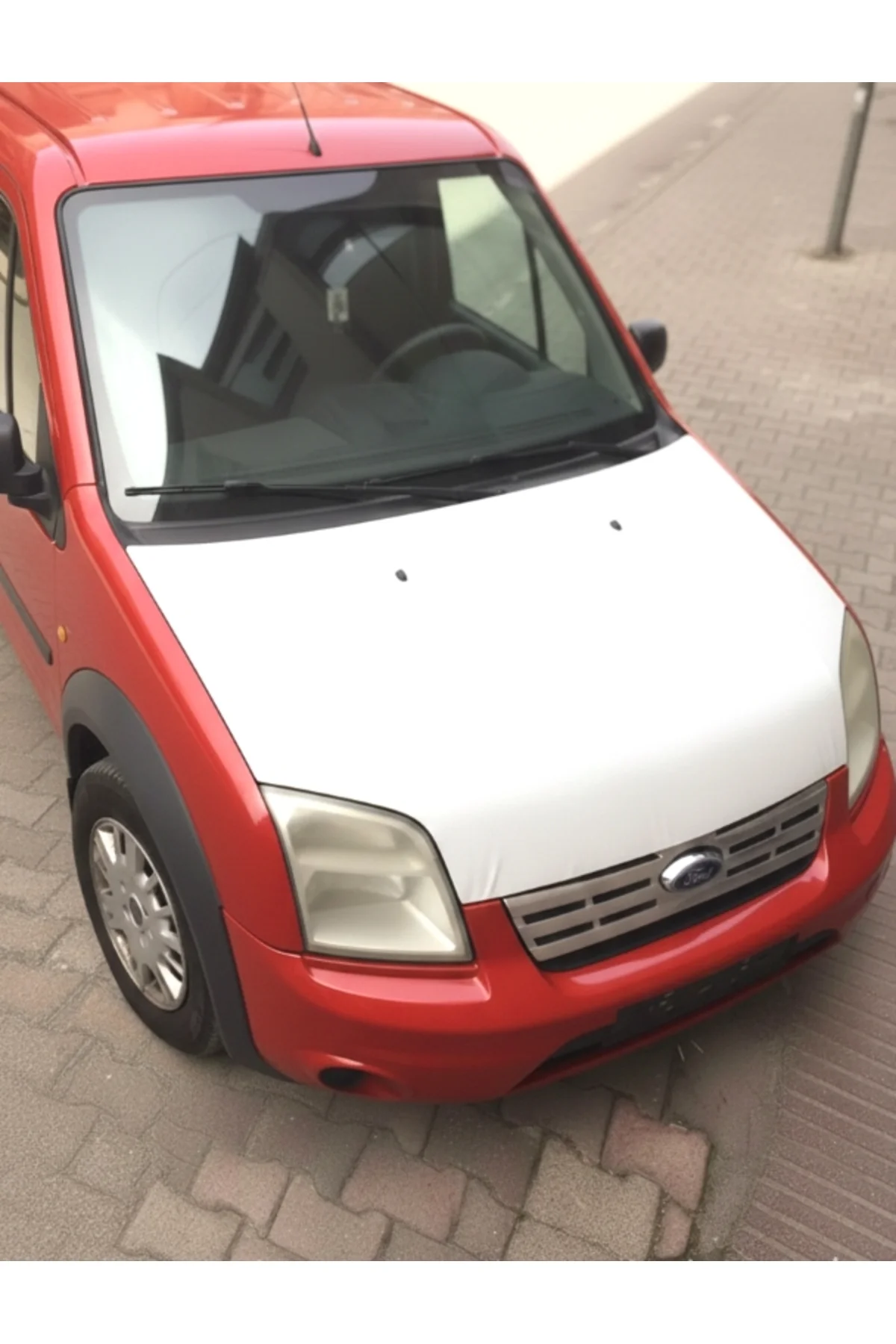 Ford Connect (02-15) Tam Kaput Maskesi Beyaz - Görsel 4