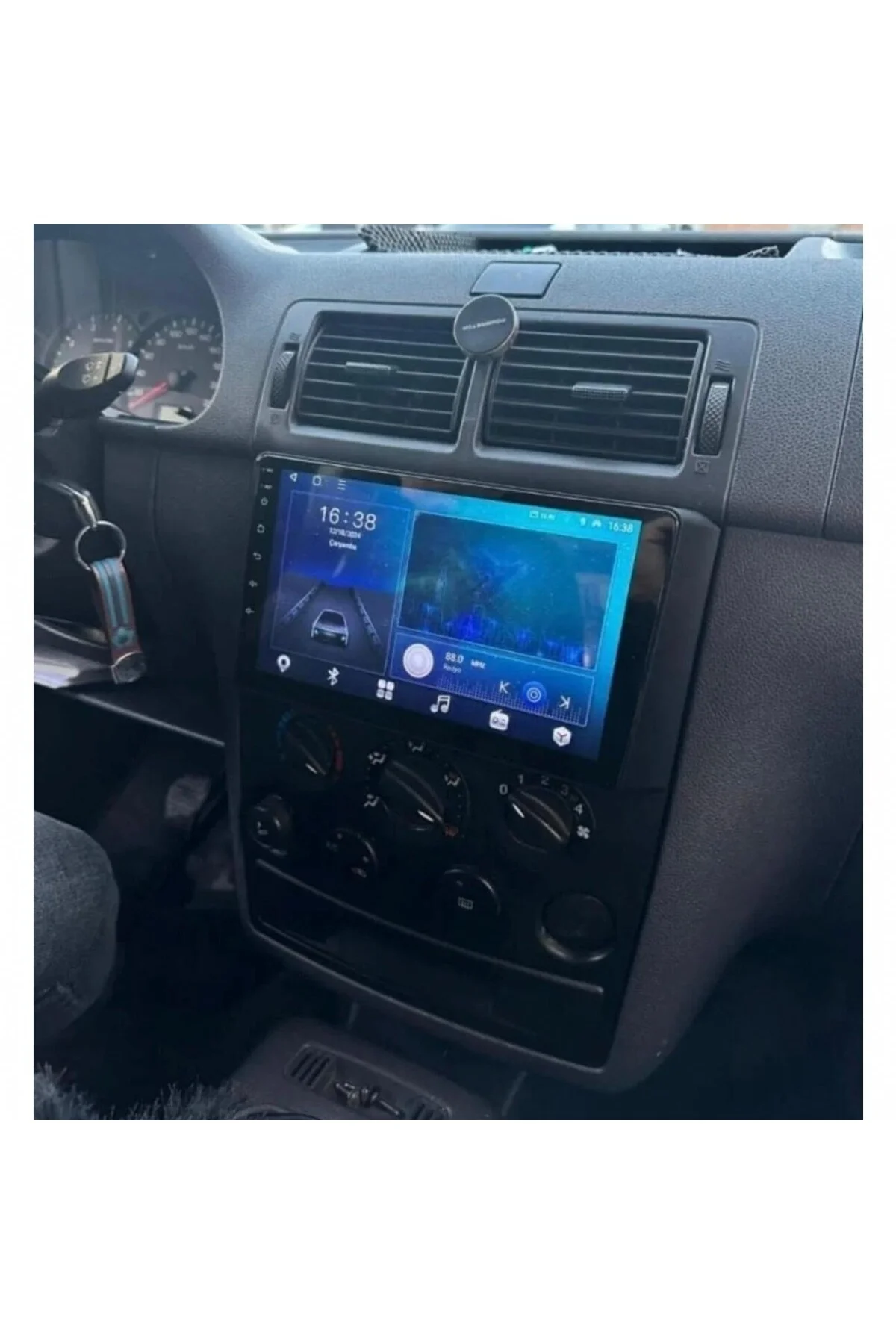 FORD CONNECT (2003-2008)-9''ANDROİD GERÇEK 2+32GB/4 ÇEKİRDEK 1.6GHZ/WİFİ/BT-CARPLAY-KAMERALI