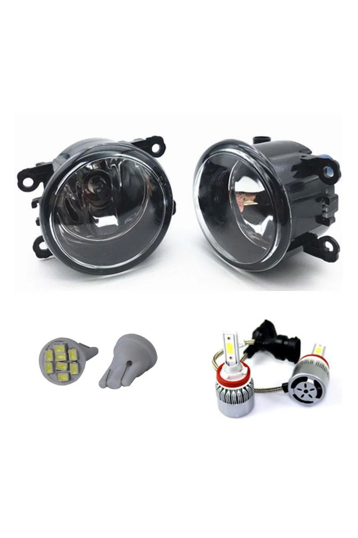 Ford Connect 2003 Uyumlu Beyaz Led Xenon Sis Farı Seti