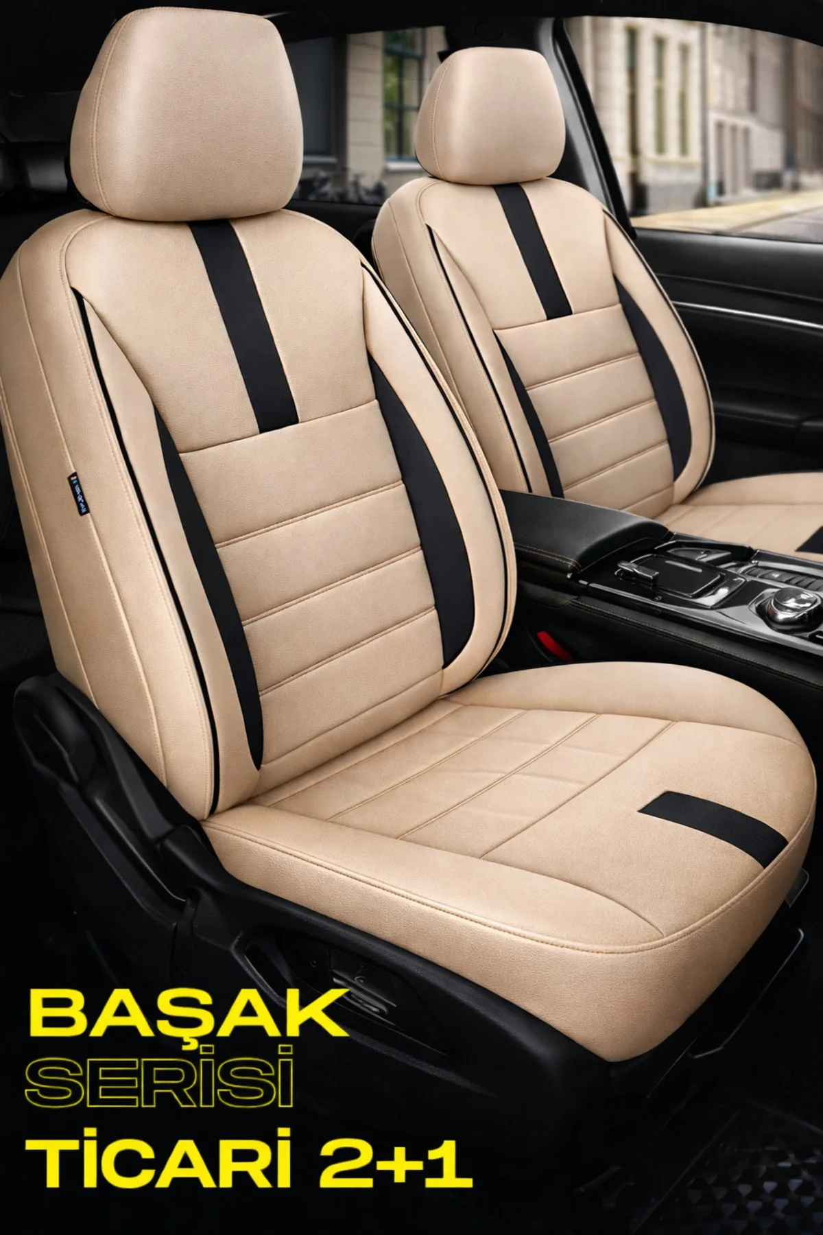 Ford Connect 2004-2010 Uyumlu Bej Başak Serisi 2+1 Ticari Koltuk Kılıfı Fiyatı, Yorumları ve Özellikleri