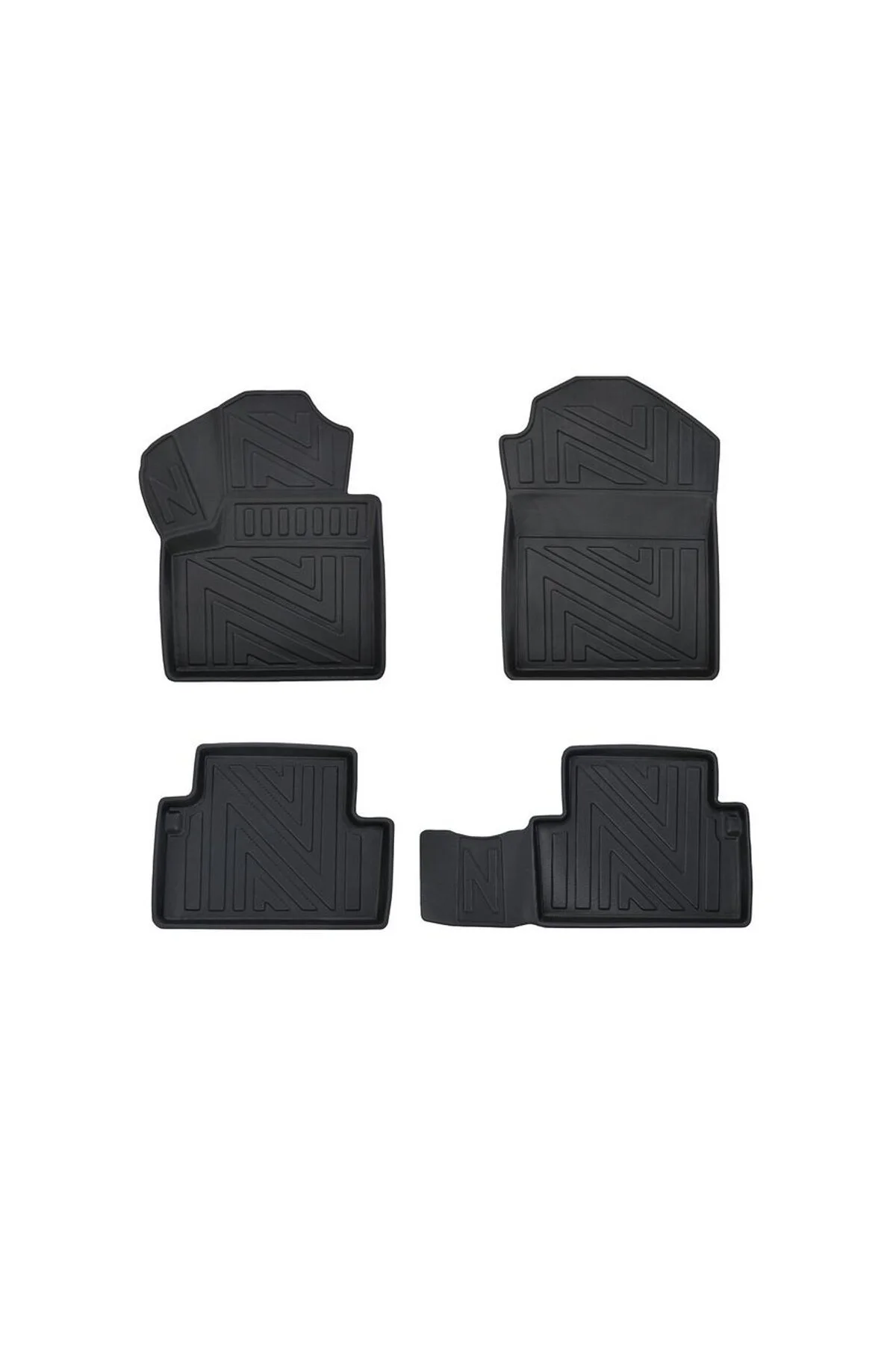 Ford Connect 2013-2022 1.4/1.6 Siyah 3D Havuzlu Paspas