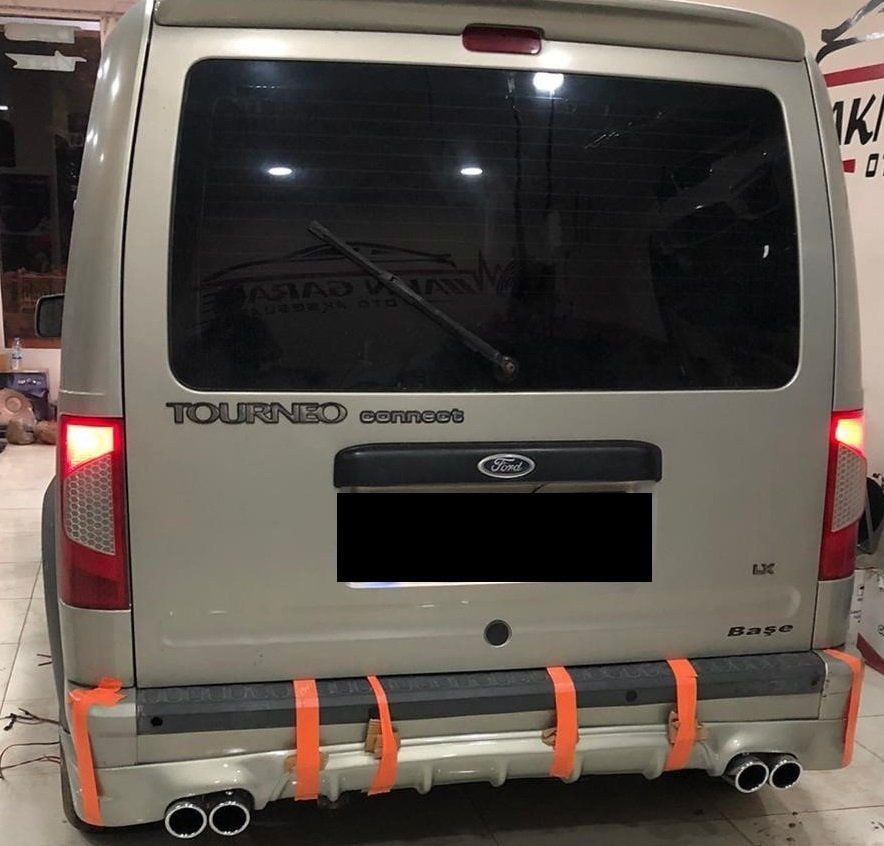 Ford Connect Uyumlu Arka Difüzör X Model Ara Karlık Boyalı Ford Connect Uyumlu Arka Difüzör X Model Ara Karlık Boyalı