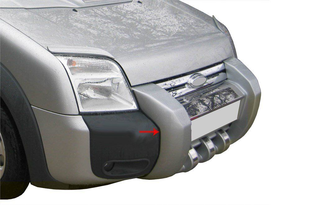 Ford Connect Uyumlu Ön Koruma Kromlu Md:1 (Sissiz) Fiber 2006-200