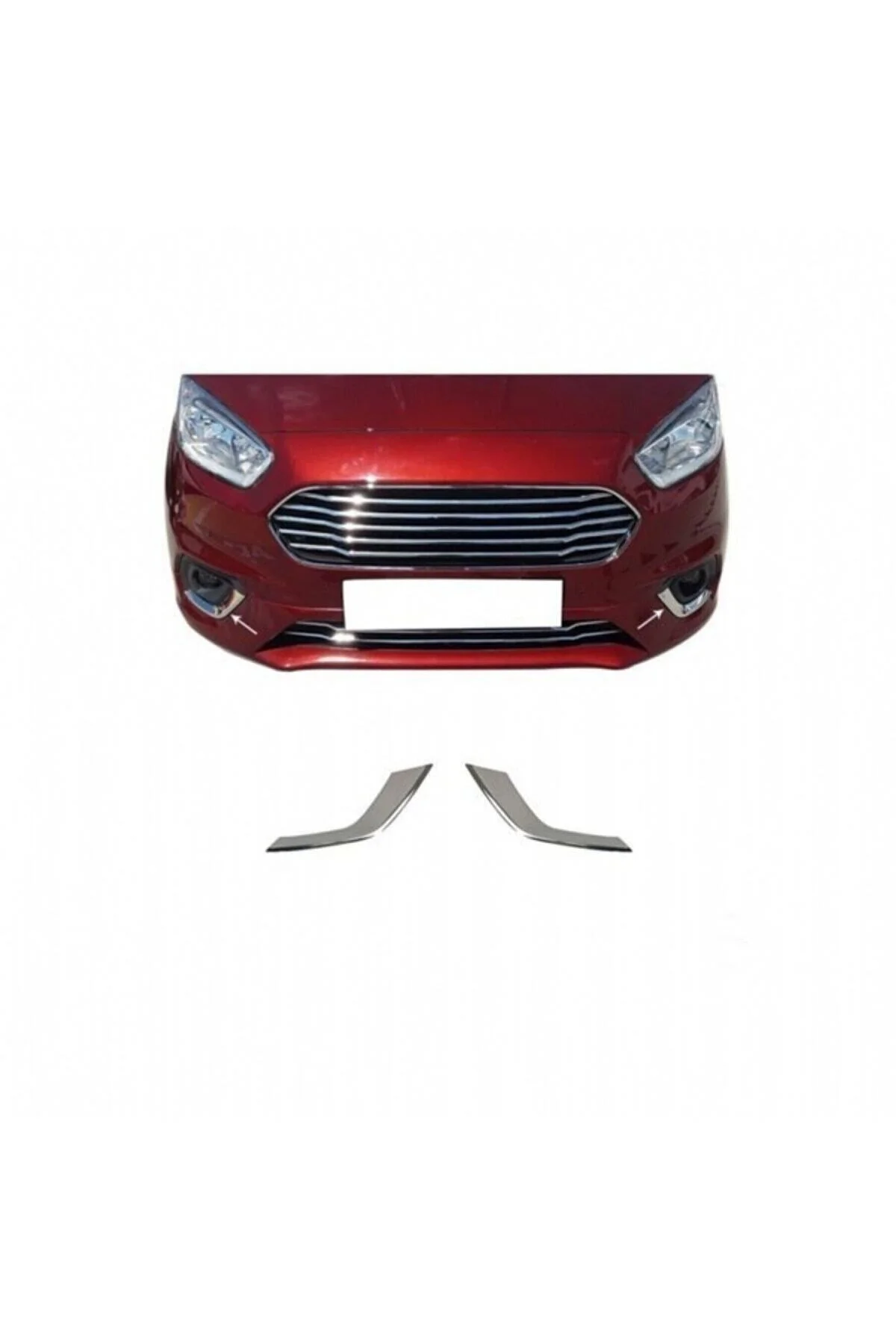 Ford Courier 2018-2022 Sis Far Çerçevesi Ford Courier 2018-2022 Sis Far Çerçevesi