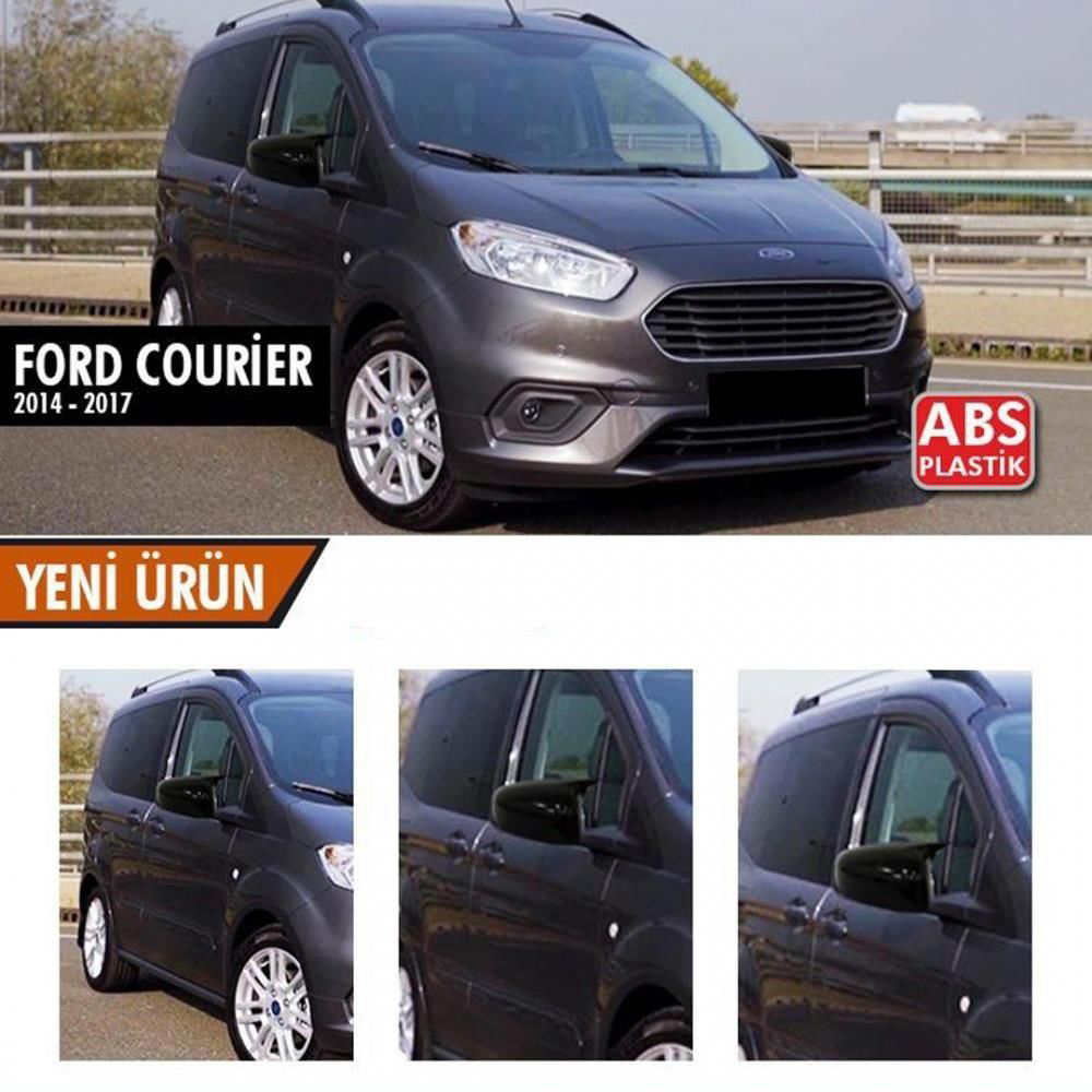 Ford Courier Uyumlu (2014-2017) Batman Yarasa Ayna Kapağı (Parlak