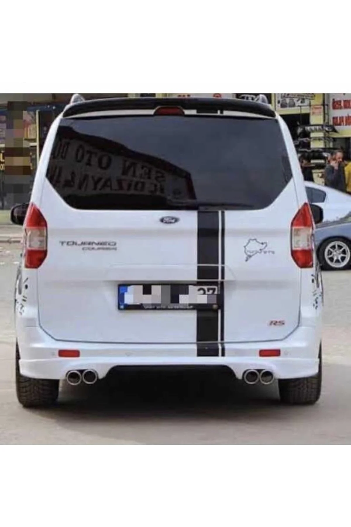 Ford Courier Uyumlu Siyah Spoiler