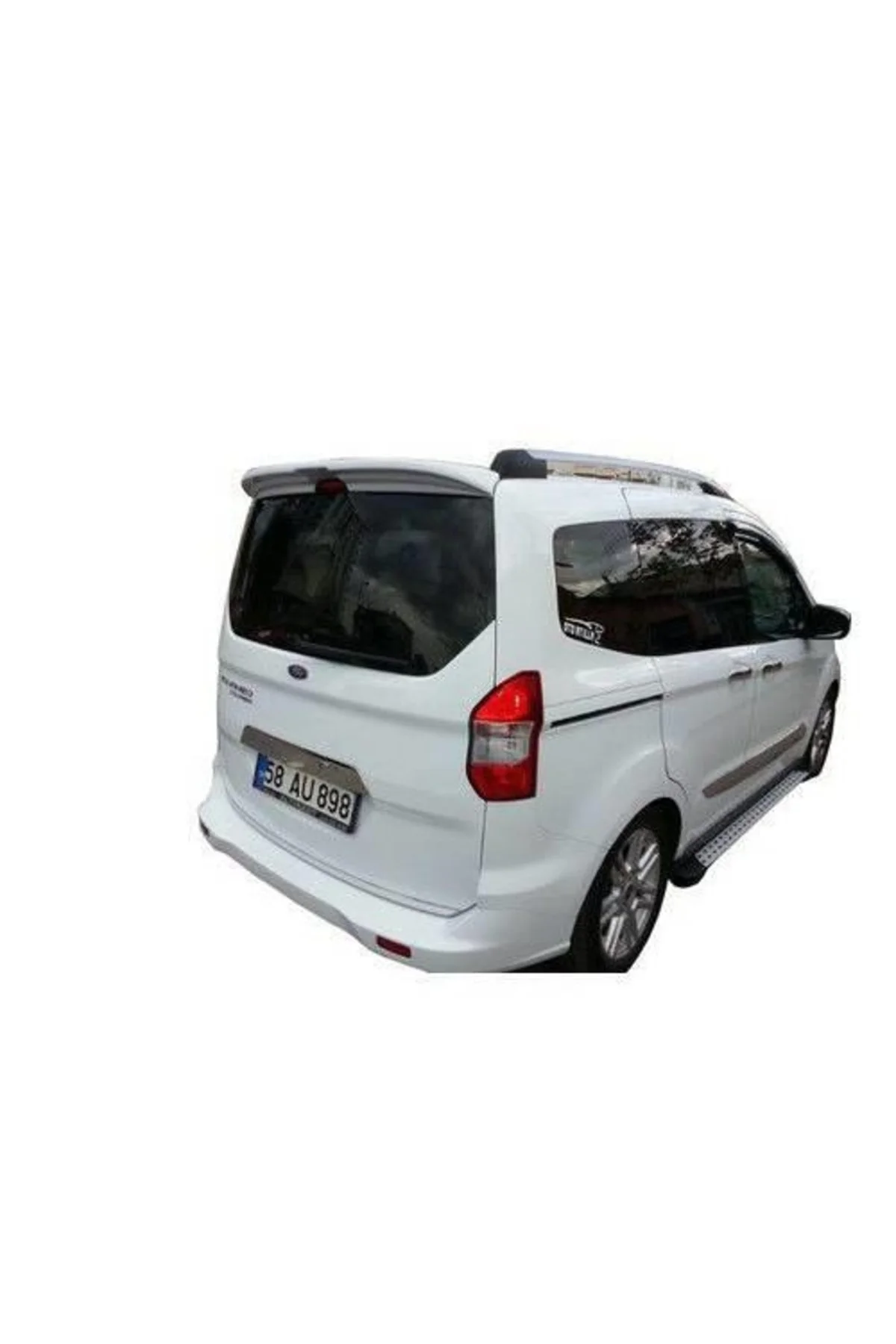 Ford Courier Yeni 2014 - 2020 Spoiler - Spoyler Boyalı Beyaz Renk