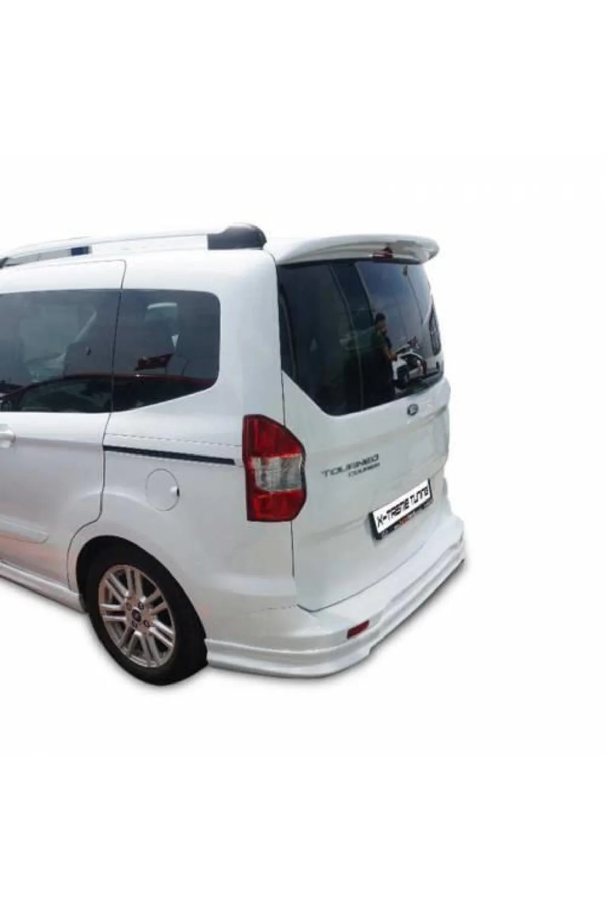 Ford Courier Yeni 2014 - 2020 Spoiler - Spoyler Boyalı Beyaz Renk