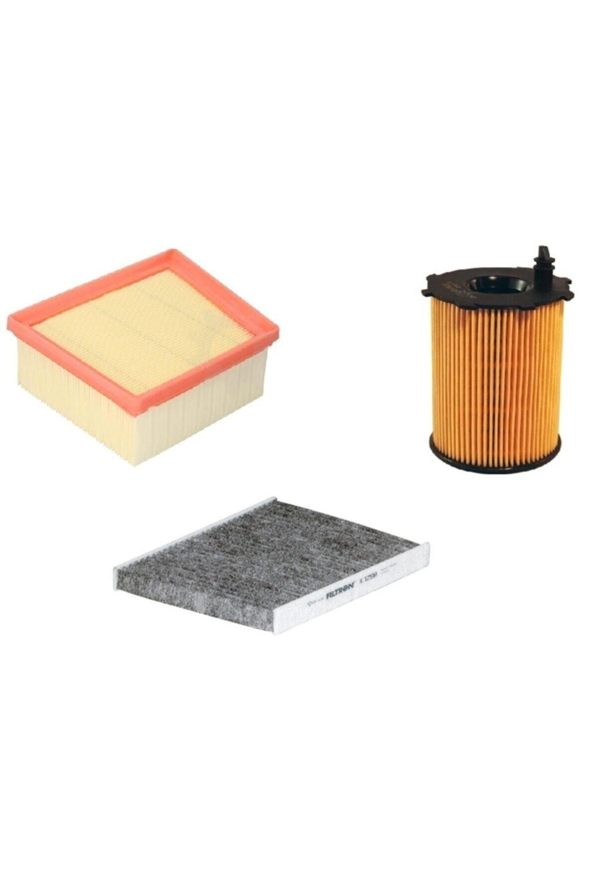 Ford Fiesta 1.4 Tdci 3lü Filtre Bakım Seti Euro5 2012-2016 Karbon