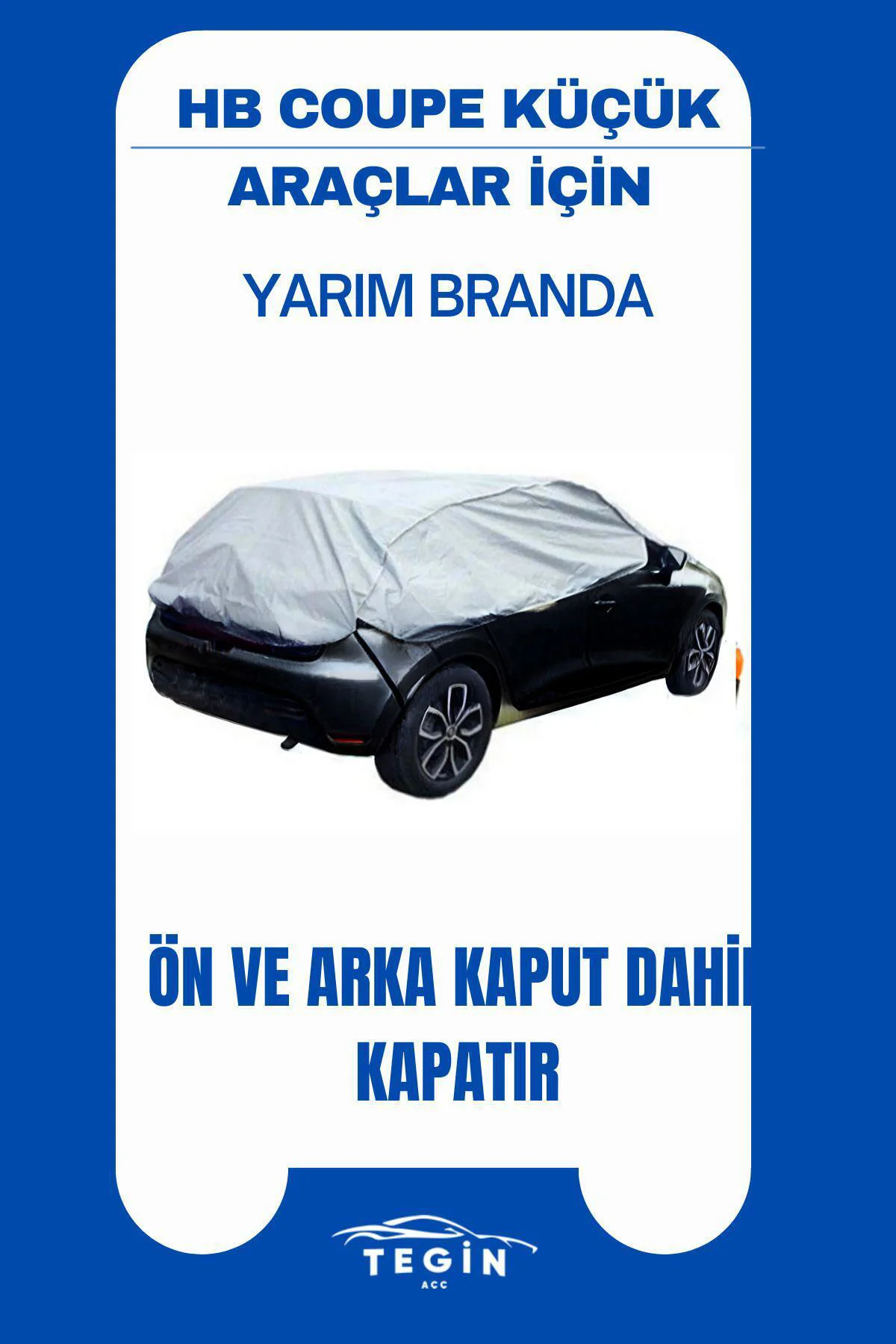 Ford  Fiesta 1976 - 1983 Hatchback Uyumlu SolarBlock Yarım Araba Brandası