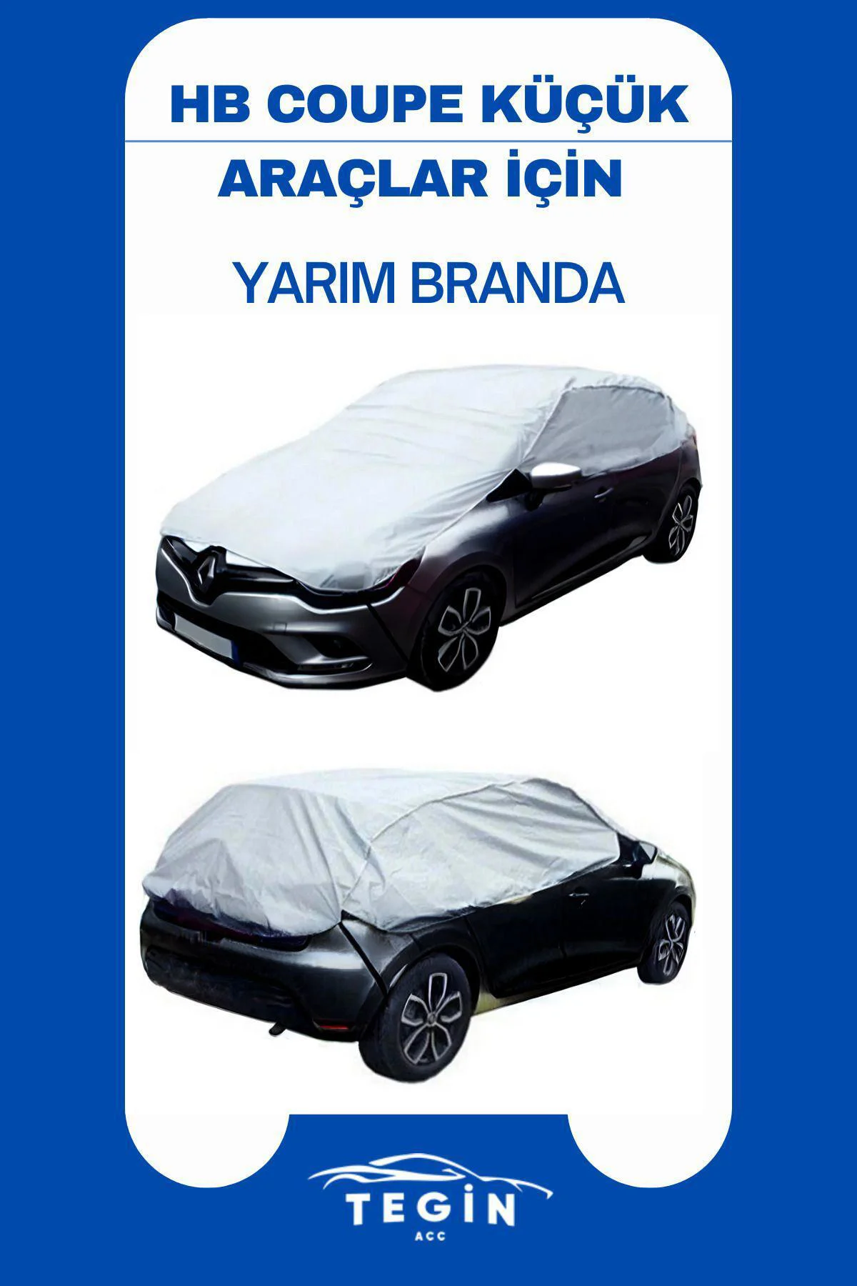 Ford  Fiesta 1976 - 1983 Hatchback Uyumlu SolarBlock Yarım Araba Brandası