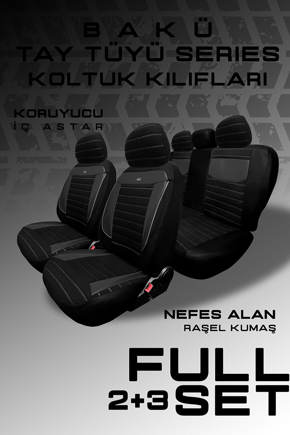 Ford Fiesta Hachback 2009-2012 Aracınıza Uyumlu Koltuk Kılıfı Tay