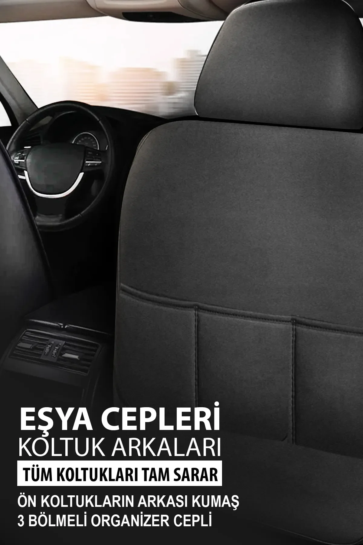 Ford Fiesta Hachback 2013  Aracınıza Uyumlu Siyah Sarp Serisi Bel Destekli Kılıf Fiyatı, Yorumları ve Özellikleri