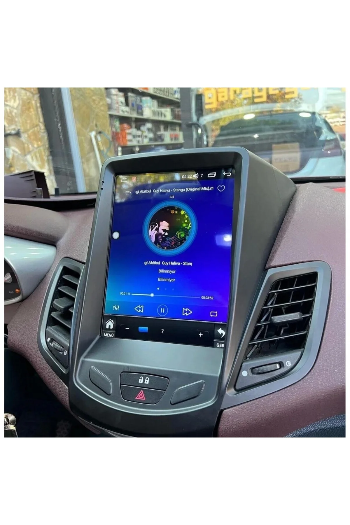 FORD FİESTA TESLA (2009-2018)-9.7'' ANDROİD GERÇEK 4+64 GB RAM/4ÇEKİRDEK 1.6GHZ/BT-CARPLAY
