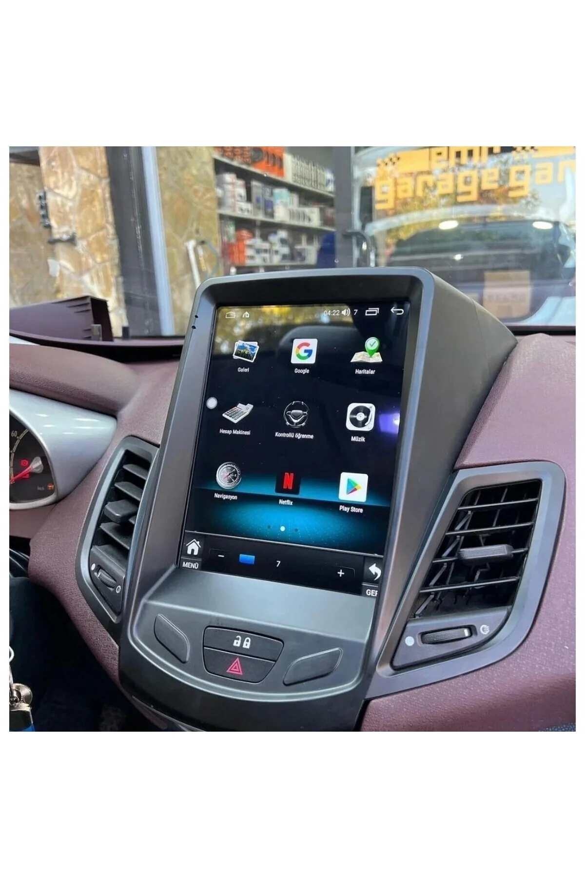 FORD FİESTA TESLA (2009-2018)-9.7'' ANDROİD GERÇEK 4+64 GB RAM/4ÇEKİRDEK 1.6GHZ/BT-CARPLAY