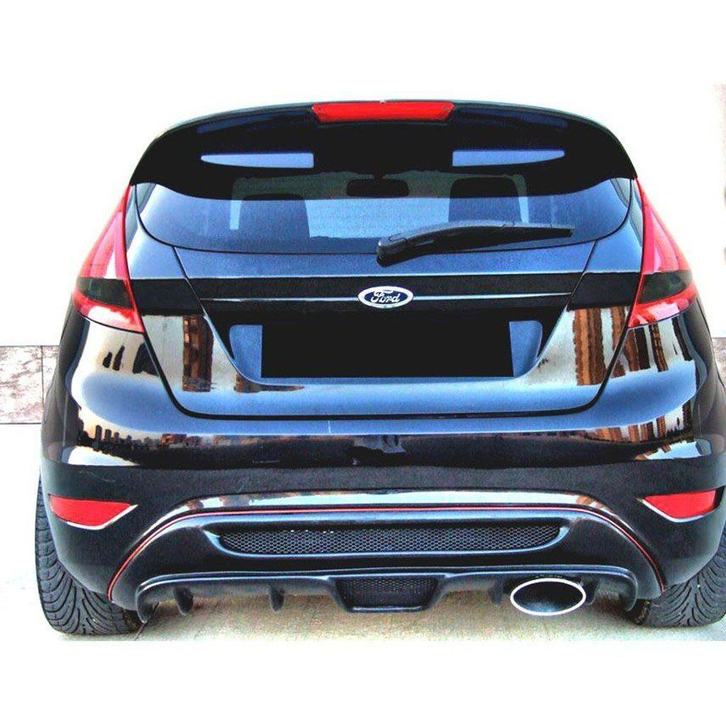 Drs Tuning Ford Fiesta Uyumlu (2009-2016) İzgarali Arka Tampon Eki - Difüzör
