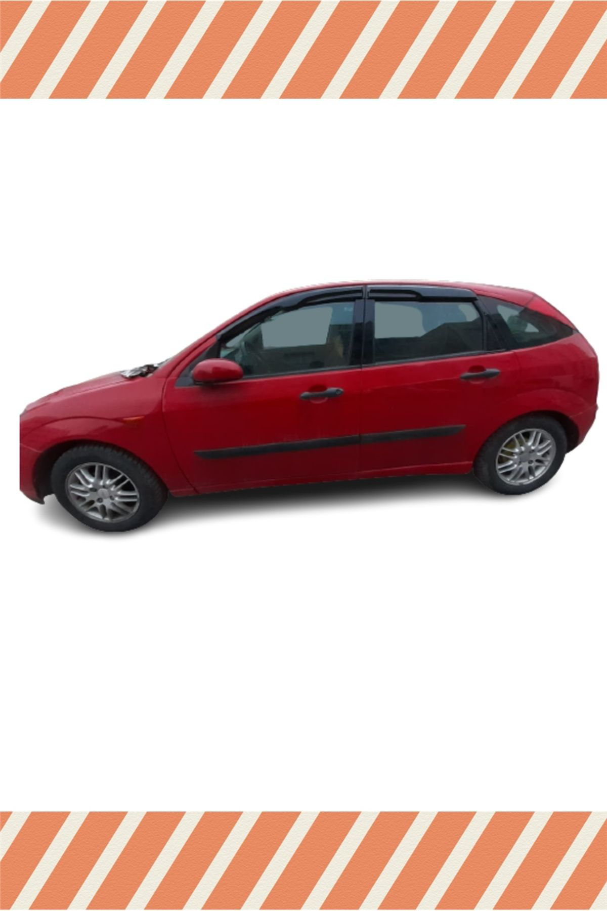 Ford Focus 1 Hb 1998-2004 4'lü Mügen Tip Cam Rüzgarlığı