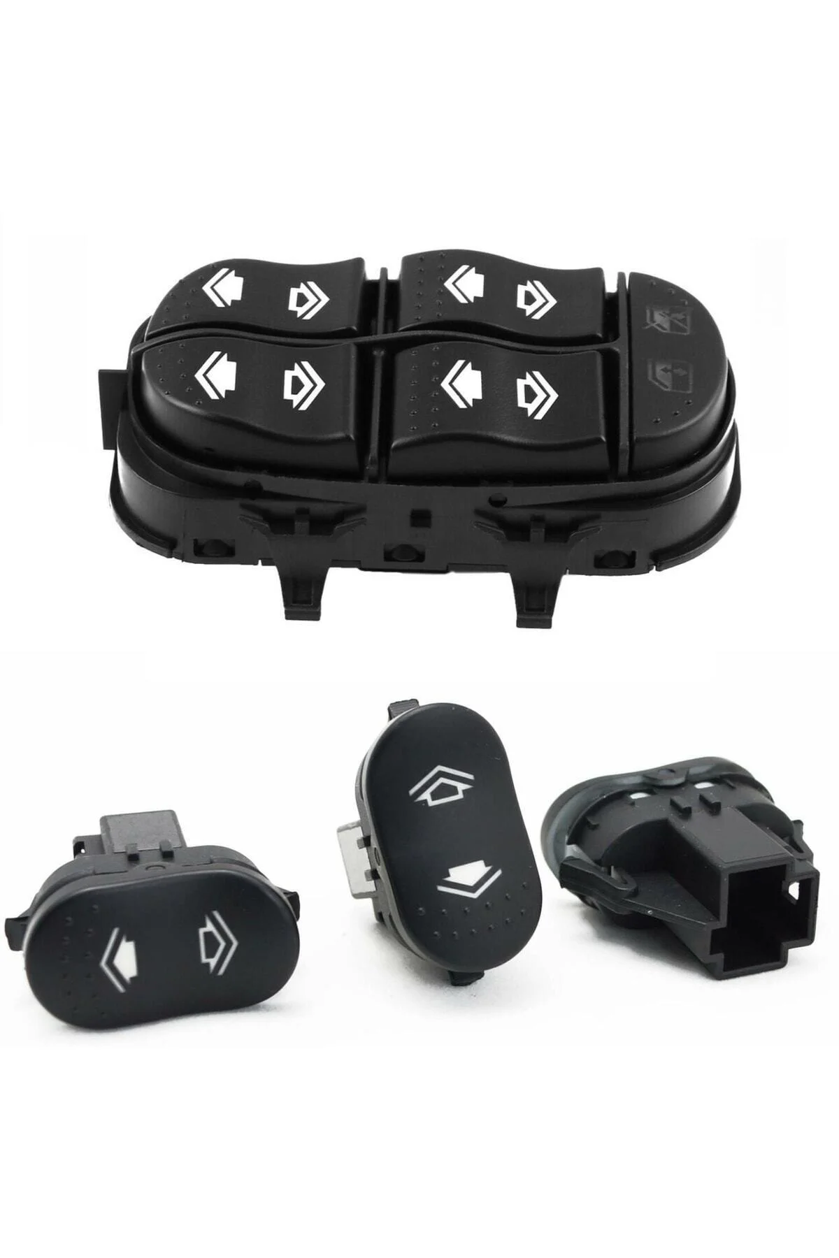 Ford Focus 1 Uyumlu Cam Düğmesi Sol Dörtlü Ve Tekli Cam Düğmesi 1