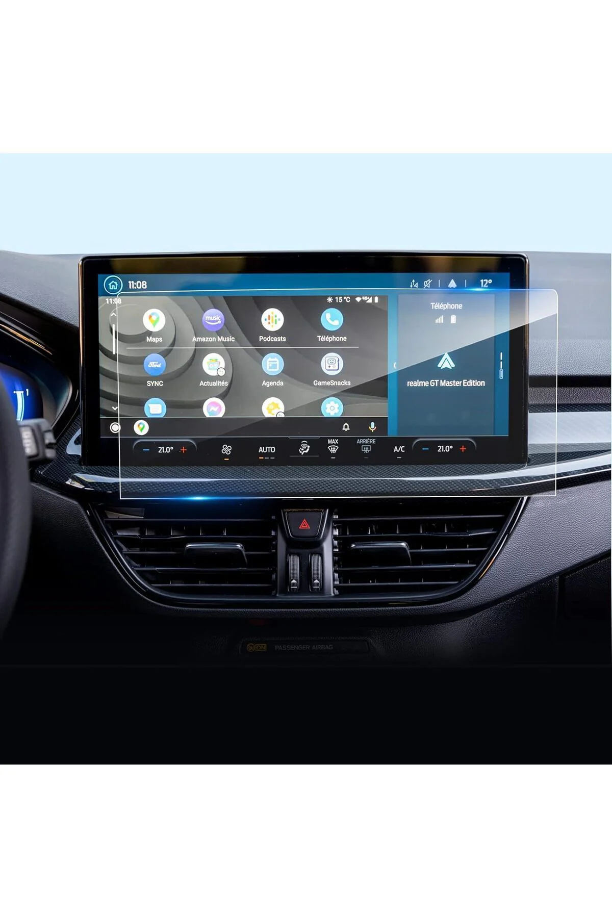 Ford Focus 13.2 inç Navigasyon Multimedya 9H Nano Ekran Koruyucu 