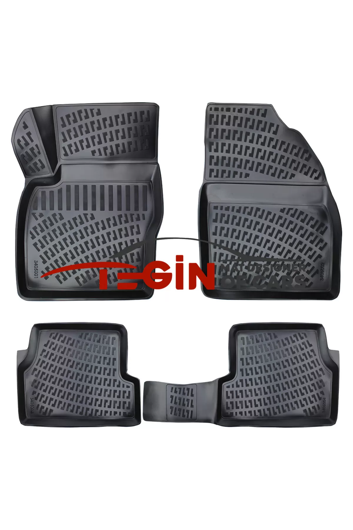 Ford Focus 2 Sedan Bagaj Havuzu + Siyah 3D Paspas 2006