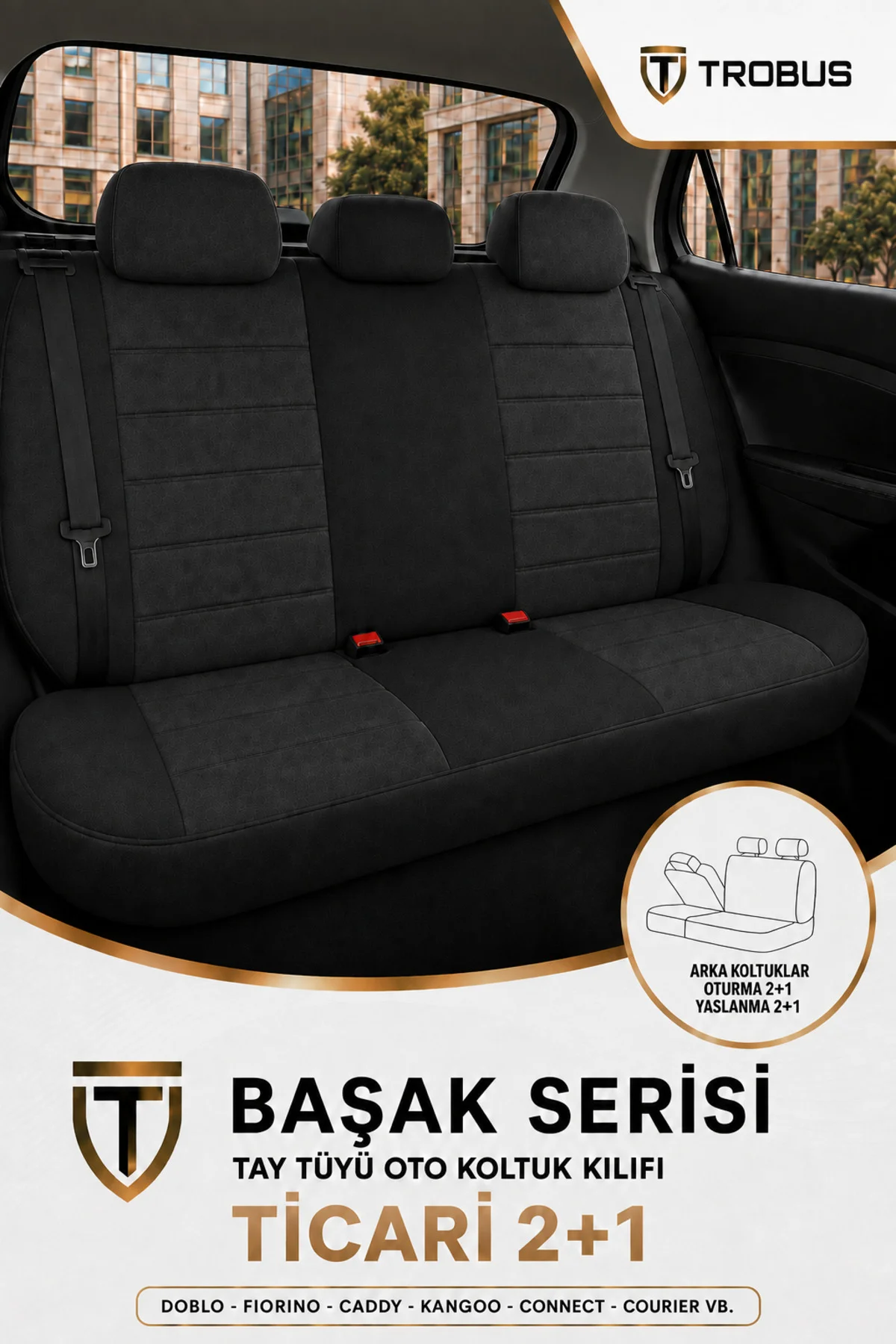 Ford Focus 2005 2006 2007 2008 2009 2010 2011 Siyah Başak Serisi Tay Tüyü 2+1 Ticari