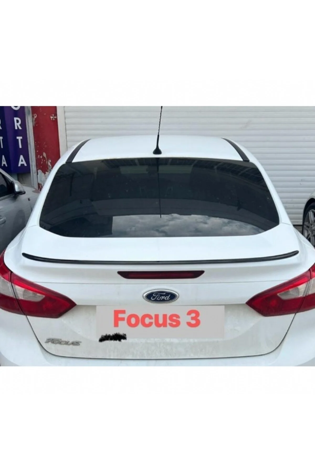 FORD FOCUS 3 ASTARLI PLASTİK SPOİLER