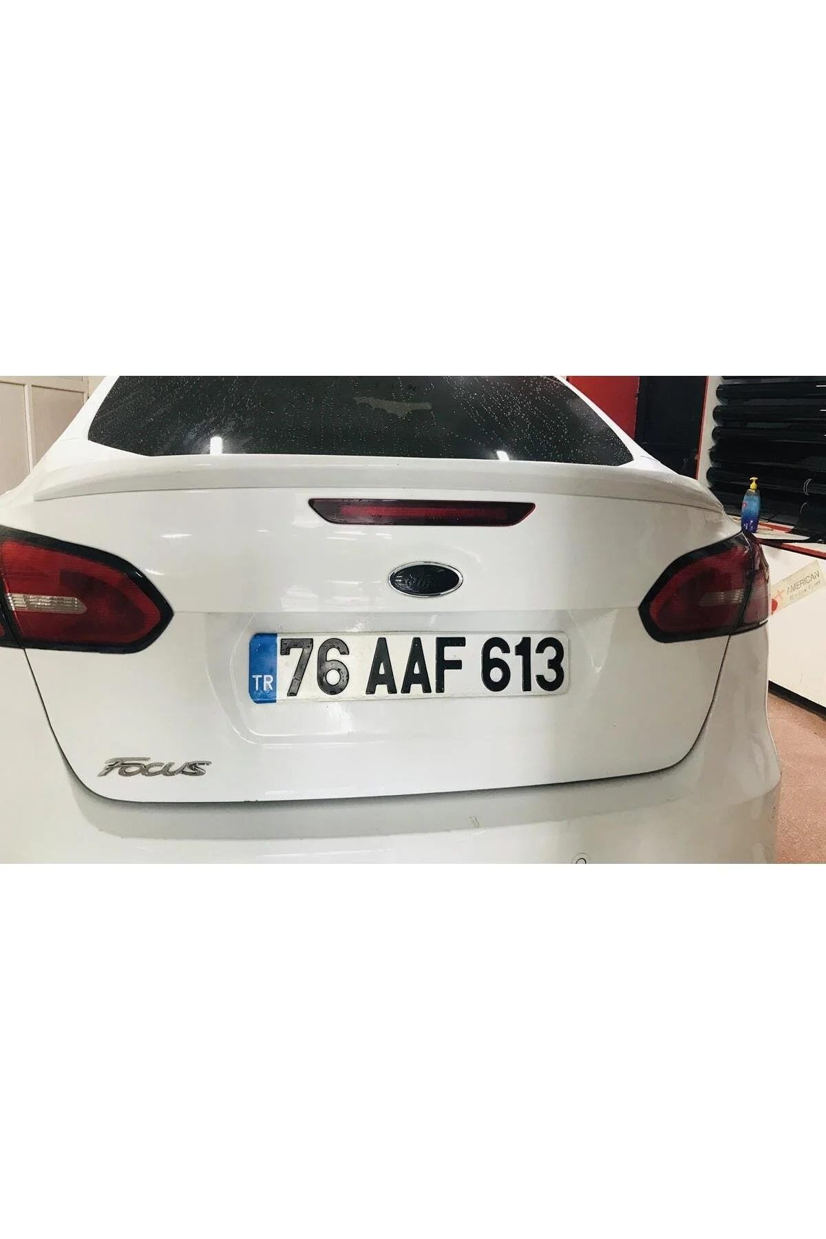 Ford Focus 3 Bagaj Üstü Spoiler 2015- Beyaz Boyalı Ford Focus 3 Bagaj Üstü Spoiler 2015- Beyaz Boyalı