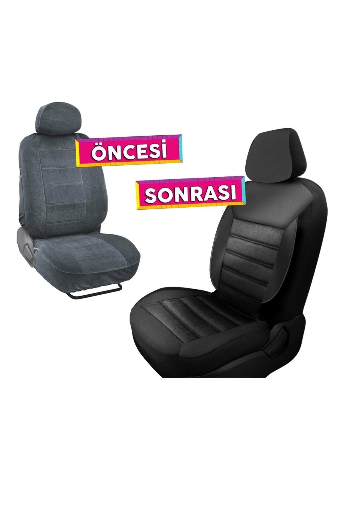 Ford Focus 3.5 Uyumlu Koltuk Kılıfı Talos Serisi Carbon Deri - Si