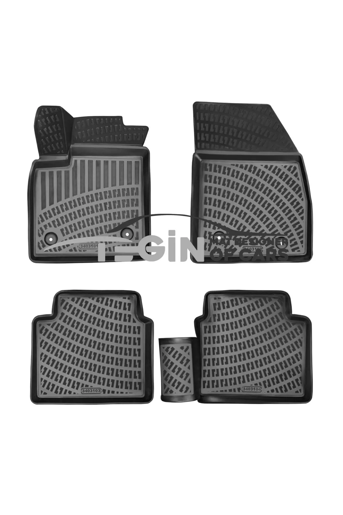 Ford Focus 4 HB Tamir Kitli Bagaj Havuzu + Siyah 3D Paspas 2023
