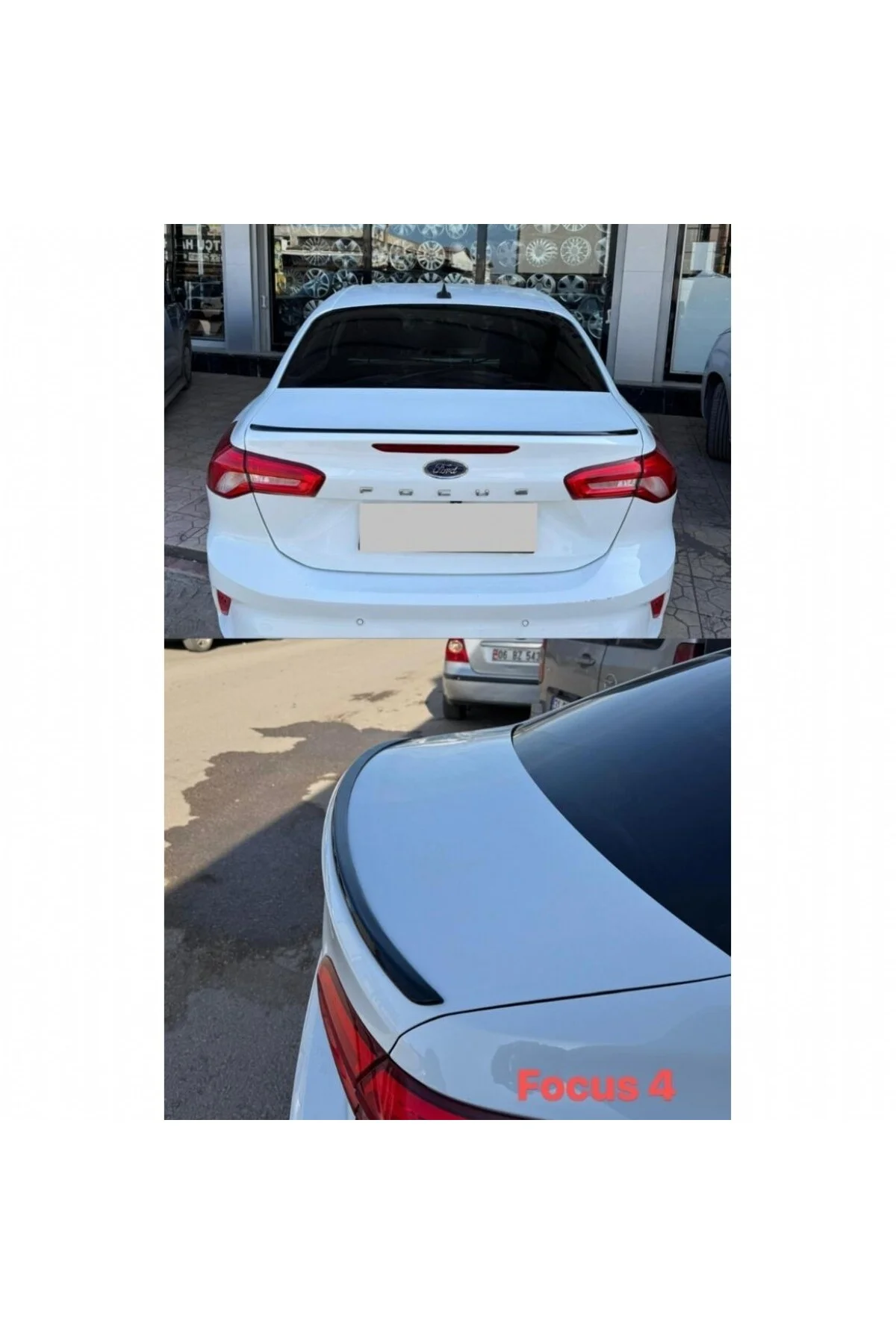 FORD FOCUS 4 MODEL ASTARLI PLASTİK SPOİLER