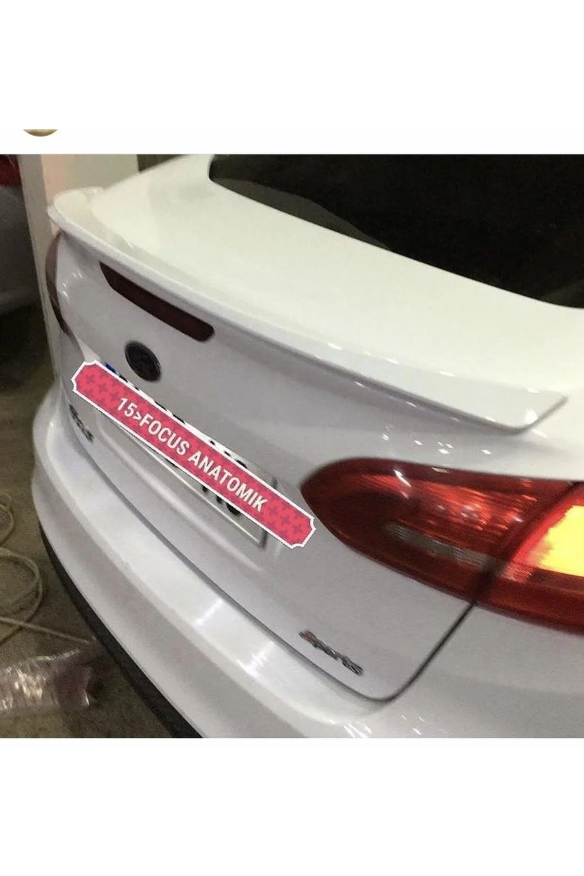 FORD FOCUS 4 SD 2015- ASTARLI ANATOMİK SPOİLER (FİBER)