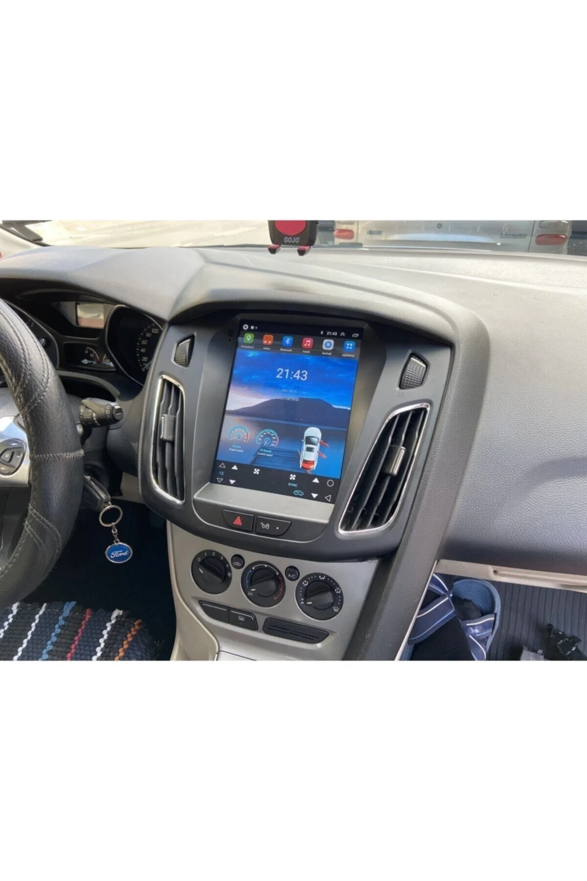 Ford Focus Tesla Android Multimedya Navigasyon Kamera 2ram 32hafıza