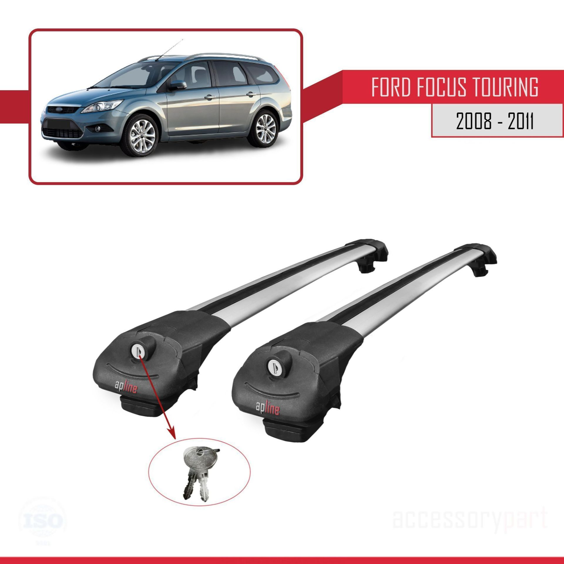 Ford Focus TOURING 2008-2011 Arası ile uyumlu ACE-1 Ara Atkı Tava