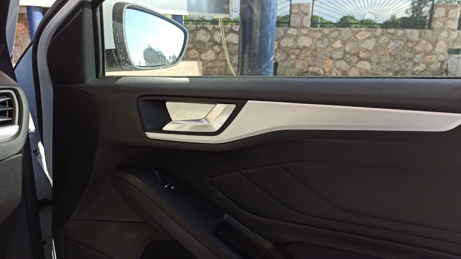 Ford Focus Uyumlu 2019+ Kapı Kolu İç Açma Kaplama-Silver