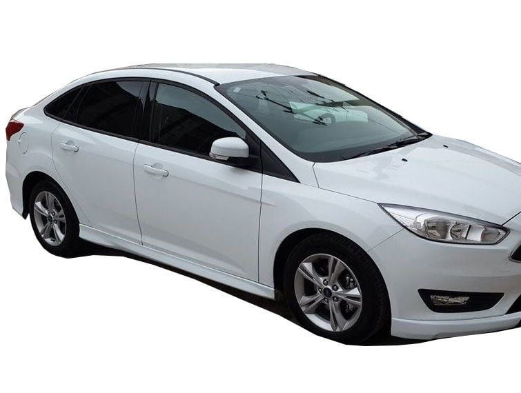 Ford Focus Uyumlu 3 Sedan (2012-2015) Yan Marşpiyel Seti (Plastik Ford Focus Uyumlu 3 Sedan (2012-2015) Yan Marşpiyel Seti (Plastik
