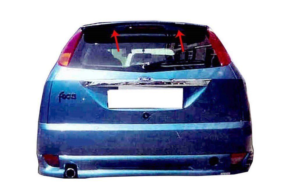 Ford Focus Uyumlu 1 Hatchback Spoiler Cam Üstü Fiber 1998-2005
