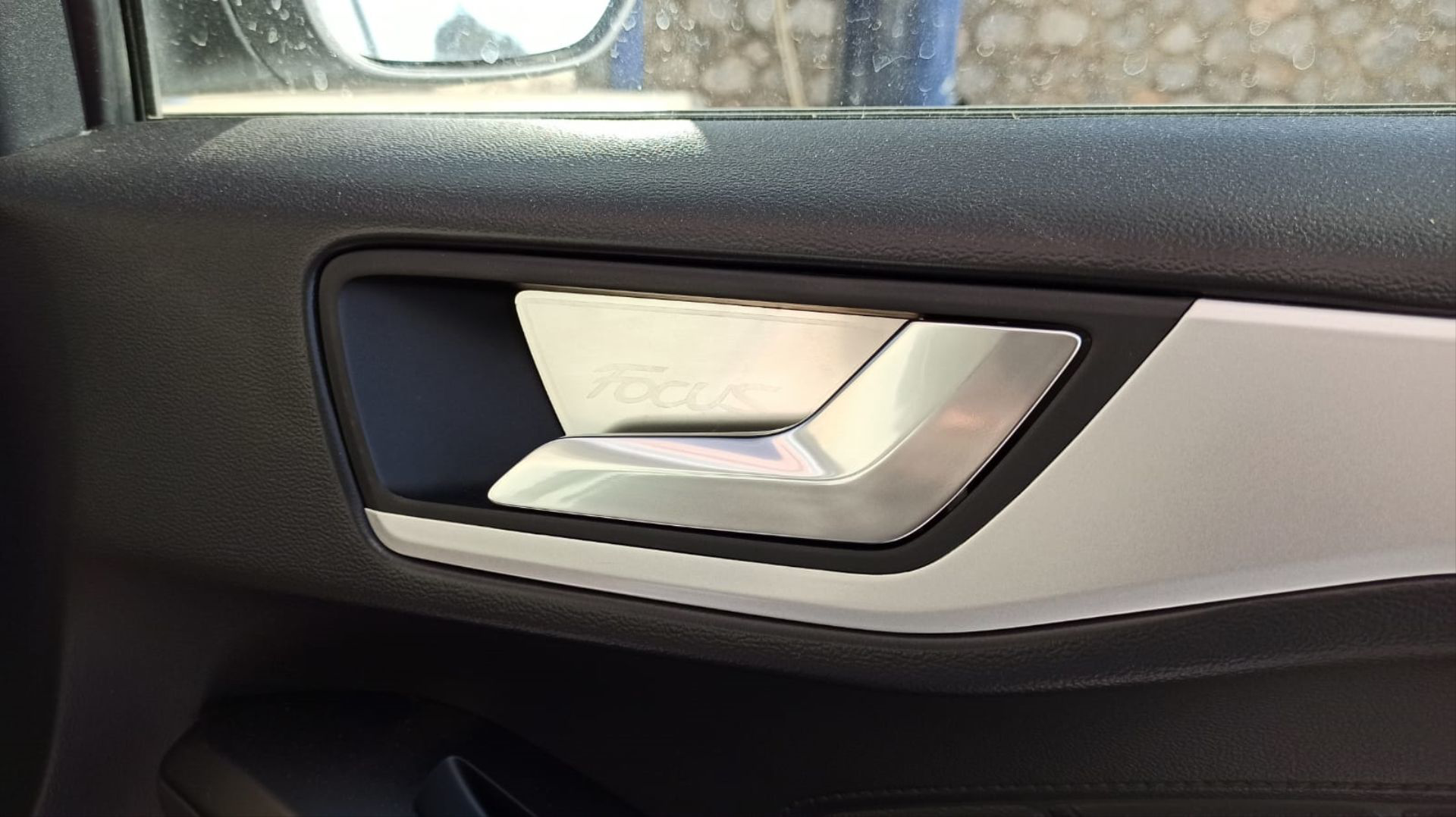 Ford Focus Uyumlu 2019+ Kapı Kolu İç Açma Kaplama-Silver