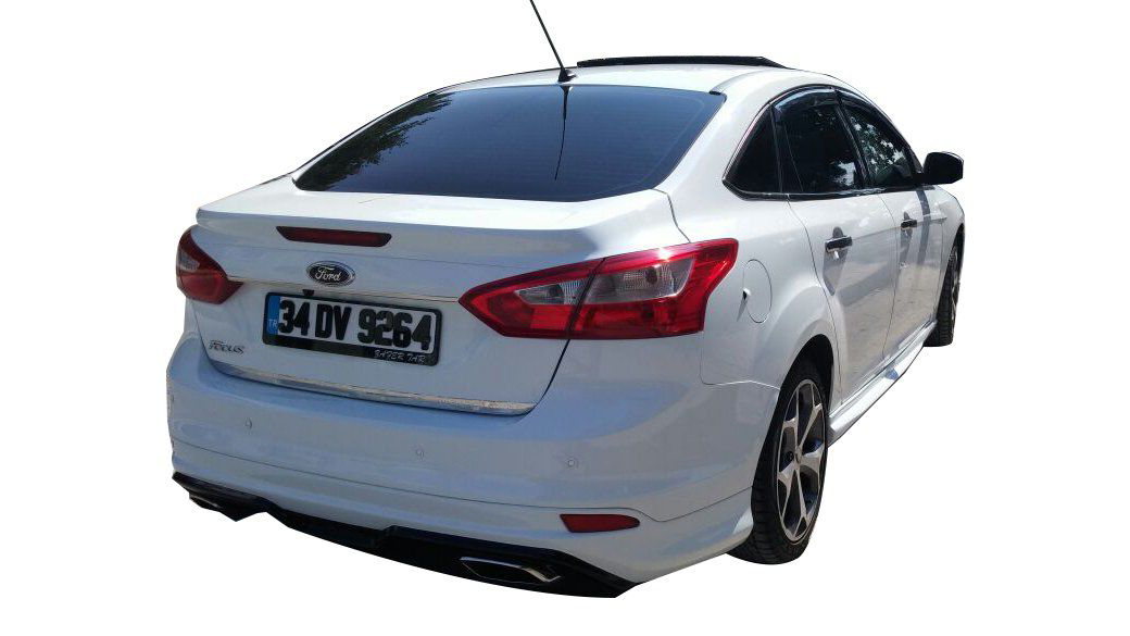 Drs Tuning Ford Focus Uyumlu 3 Sedan (2012-2018) Arka Tampon Eki - Difüzör (