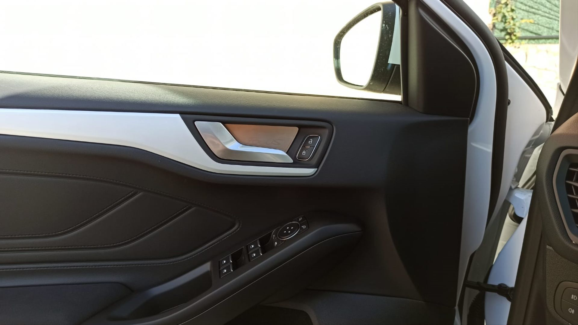 Ford Focus Uyumlu 2019+ Kapı Kolu İç Açma Kaplama-Silver