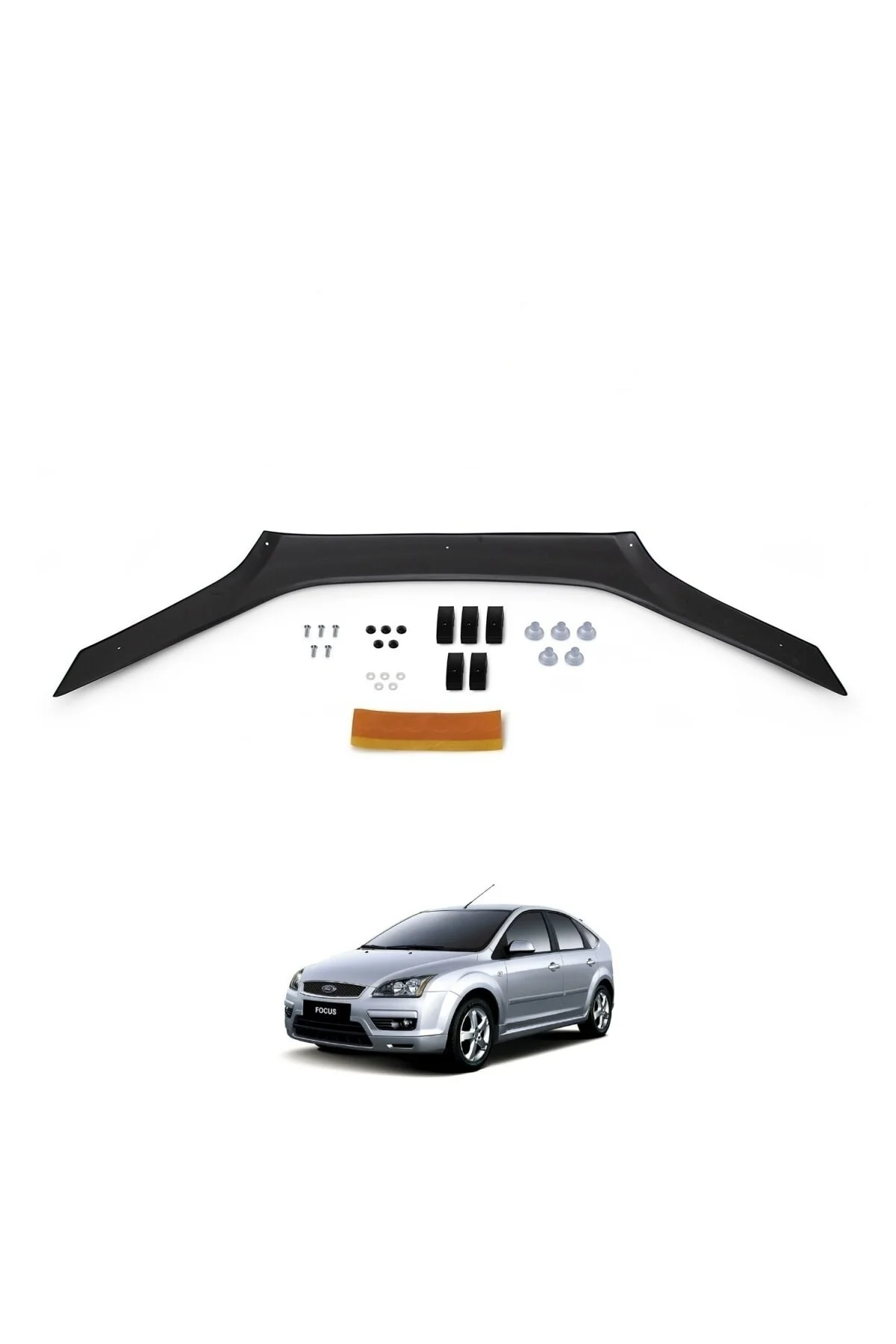 Ford Focus Uyumlu Ön Kaput Koruyucu Rüzgarlığı 2005-2008 Yılı Arası Ford Focus Uyumlu Ön Kaput Koruyucu Rüzgarlığı 2005-2008 Yılı Arası