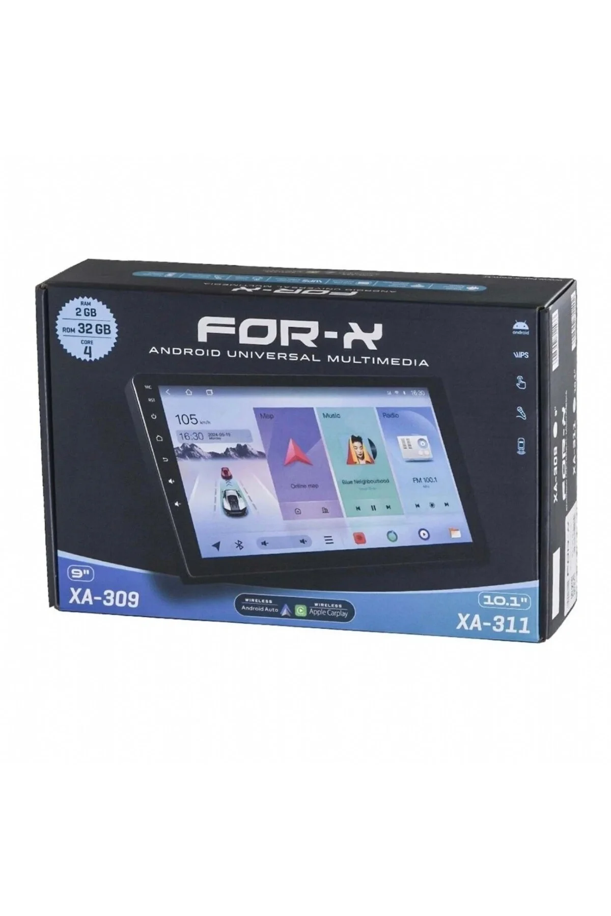FORD FOCUS3-4(2012-2017)-9''ANDROİD GERÇEK 2+32GB/4 ÇEKİRDEK/WİFİ/BT-KABLOSUZ CARPLAY KAMERALI
