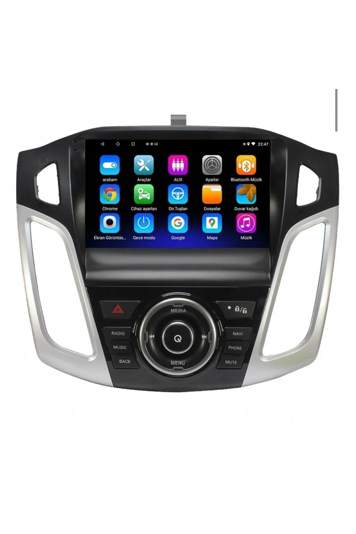 FORD FOCUS3-4(2012-2017)-9''ANDROİD GERÇEK 2+32GB/4 ÇEKİRDEK/WİFİ/BT-KABLOSUZ CARPLAY KAMERALI