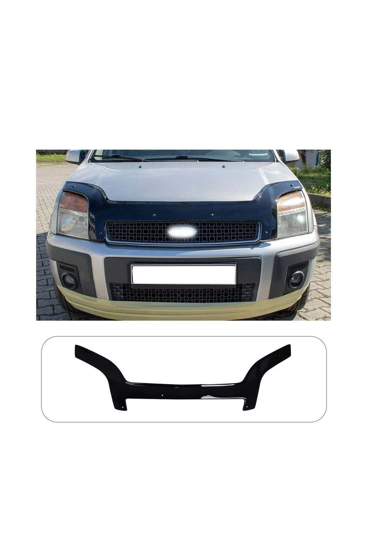 Ford Fusion 2002 ve Sonrası Uyumlu Kaput Rüzgarlığı Ön Kaput Koruma ABS Parlak Siyah Ford Fusion 2002 ve Sonrası Uyumlu Kaput Rüzgarlığı Ön Kaput Koruma ABS Parlak Siyah